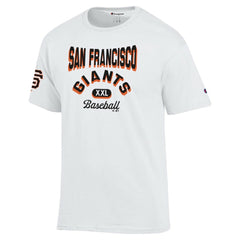 San Francisco Giants Champion 3-Hit Jersey T-Shirt - White Jerseys