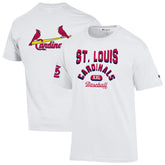 St. Louis Cardinals Champion 3-Hit Jersey T-Shirt - White Jerseys