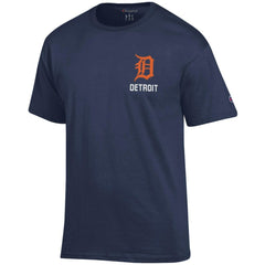 Detroit Tigers Champion Jersey T-Shirt - Navy Jerseys