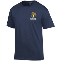 Milwaukee Brewers Champion Jersey T-Shirt - Navy Jerseys