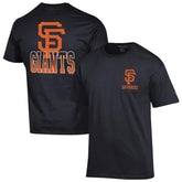 San Francisco Giants Champion Jersey T-Shirt - Black Jerseys