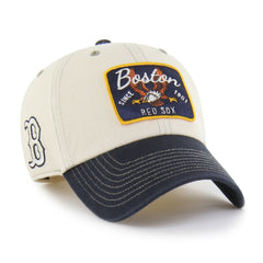 Boston Red Sox '47 Keepsake Collection Clean Up Adjustable Hat - Natural/Navy Hats