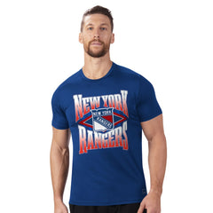 New York Rangers MSX by Michael Strahan Performance Team Graphic T-Shirt - Blue | US 203393206