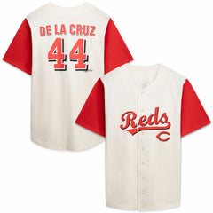 Cincinnati Reds Profile Big & Tall Two-Color Fashion Jersey - Cream/Red Jerseys