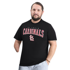 St. Louis Cardinals G-III Sports by Carl Banks Adaptive Classic Team Spirit T-Shirt - Black T-shirts
