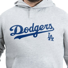 Los Angeles Dodgers G-III Sports by Carl Banks Adaptive Lockup Fleece Hoodie - Gray Hoodies