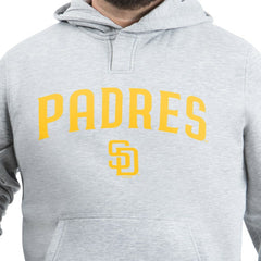 San Diego Padres G-III Sports by Carl Banks Adaptive Lockup Fleece Hoodie - Gray Hoodies