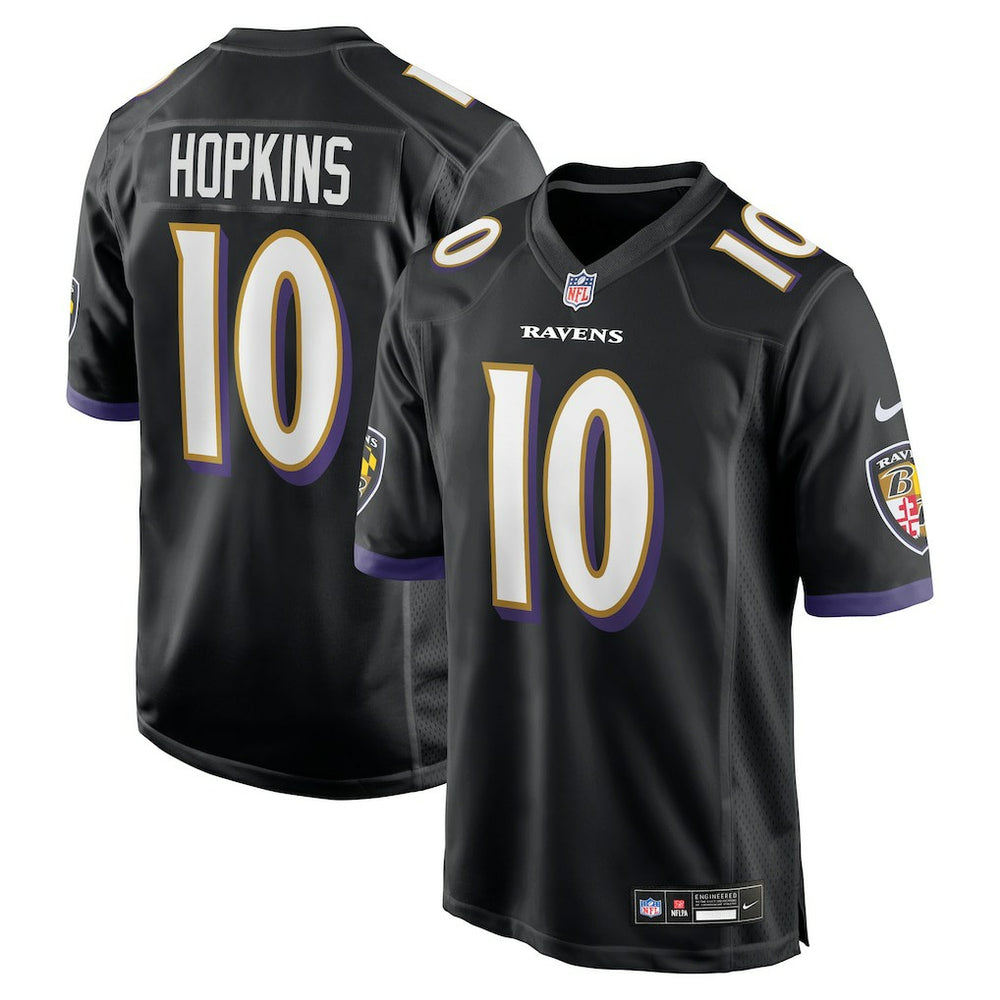 DeAndre Hopkins Baltimore Ravens Alternate Game Jersey - Black Jerseys