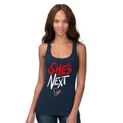 Houston Texans G-III 4Her by Carl Banks Women's She's Next Tank Top - Navy Tops