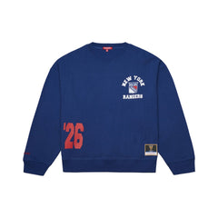 New York Rangers Mitchell & Ness Women's Vintage Crewneck Sweatshirt - Blue | US 203398445