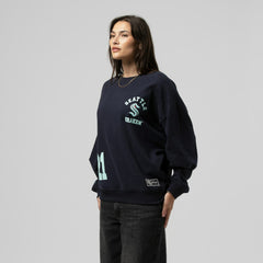 Seattle Kraken Mitchell & Ness Women's Vintage Crewneck Sweatshirt - Deep Sea Blue | US 203398448
