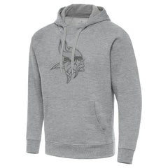 Minnesota Vikings Antigua Victory Hoodie - Heather Gray Hoodies