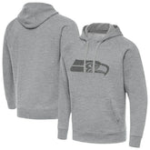 Seattle Seahawks Antigua Victory Hoodie - Heather Gray Hoodies