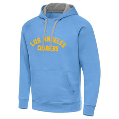 Los Angeles Chargers Antigua Victory Hoodie - Powder Blue Hoodies