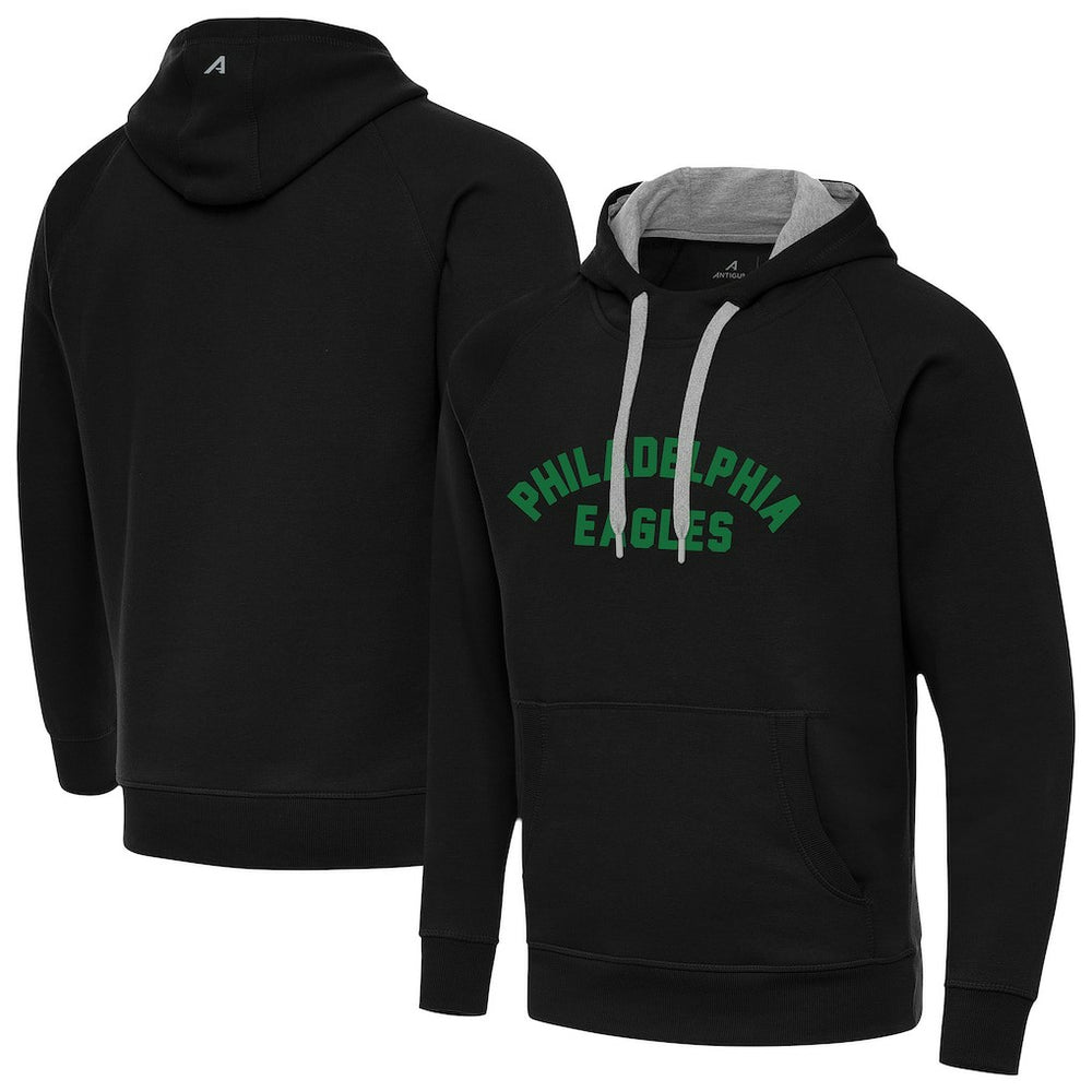 Philadelphia Eagles Antigua Victory Hoodie - Black Hoodies