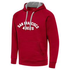 San Francisco 49ers Antigua Victory Hoodie - Scarlet Hoodies