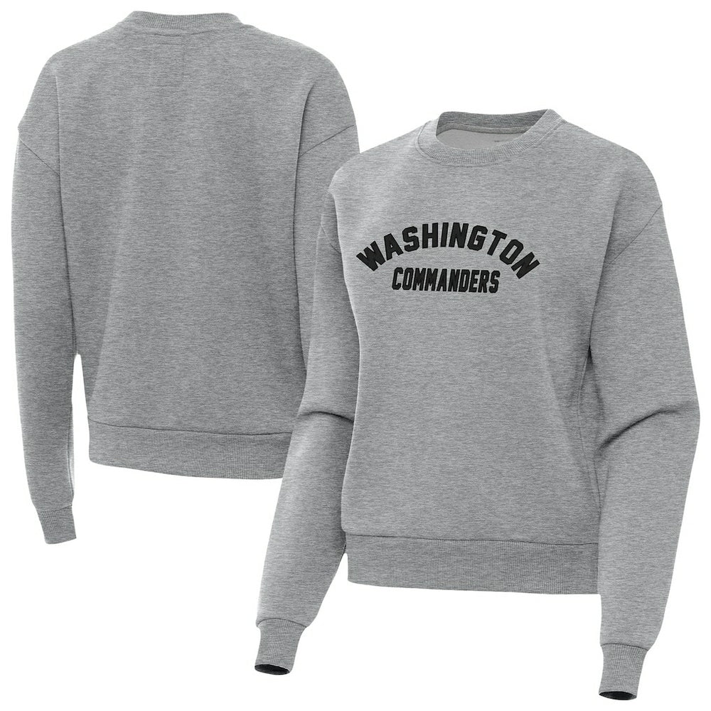 Washington Commanders Antigua Women's Victory Sweatshirt - Heather Gray Sweatshirts