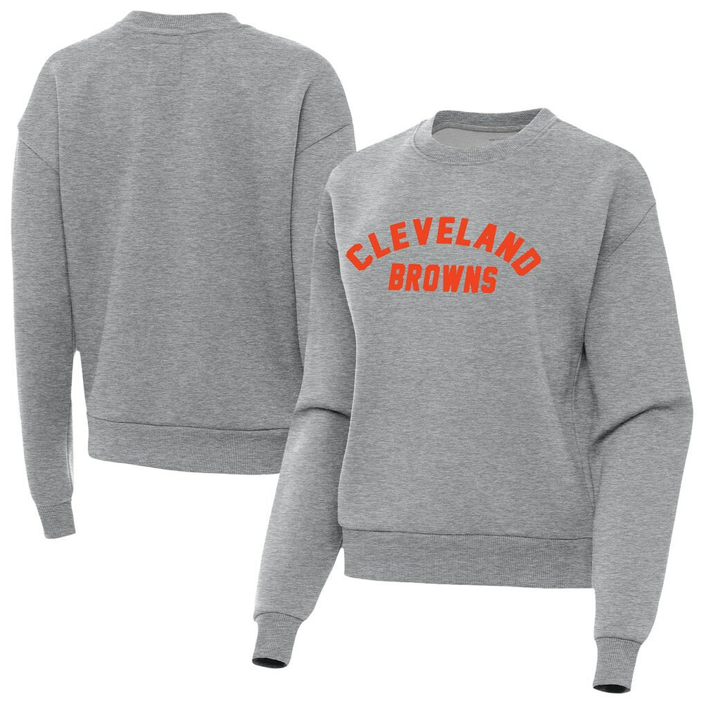 Cleveland Browns Antigua Women's Victory Sweatshirt - Heather Gray Sweatshirts