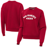 San Francisco 49ers Antigua Women's Victory Sweatshirt - Scarlet Sweatshirts