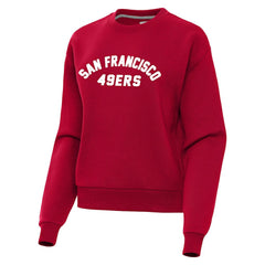 San Francisco 49ers Antigua Women's Victory Sweatshirt - Scarlet Sweatshirts