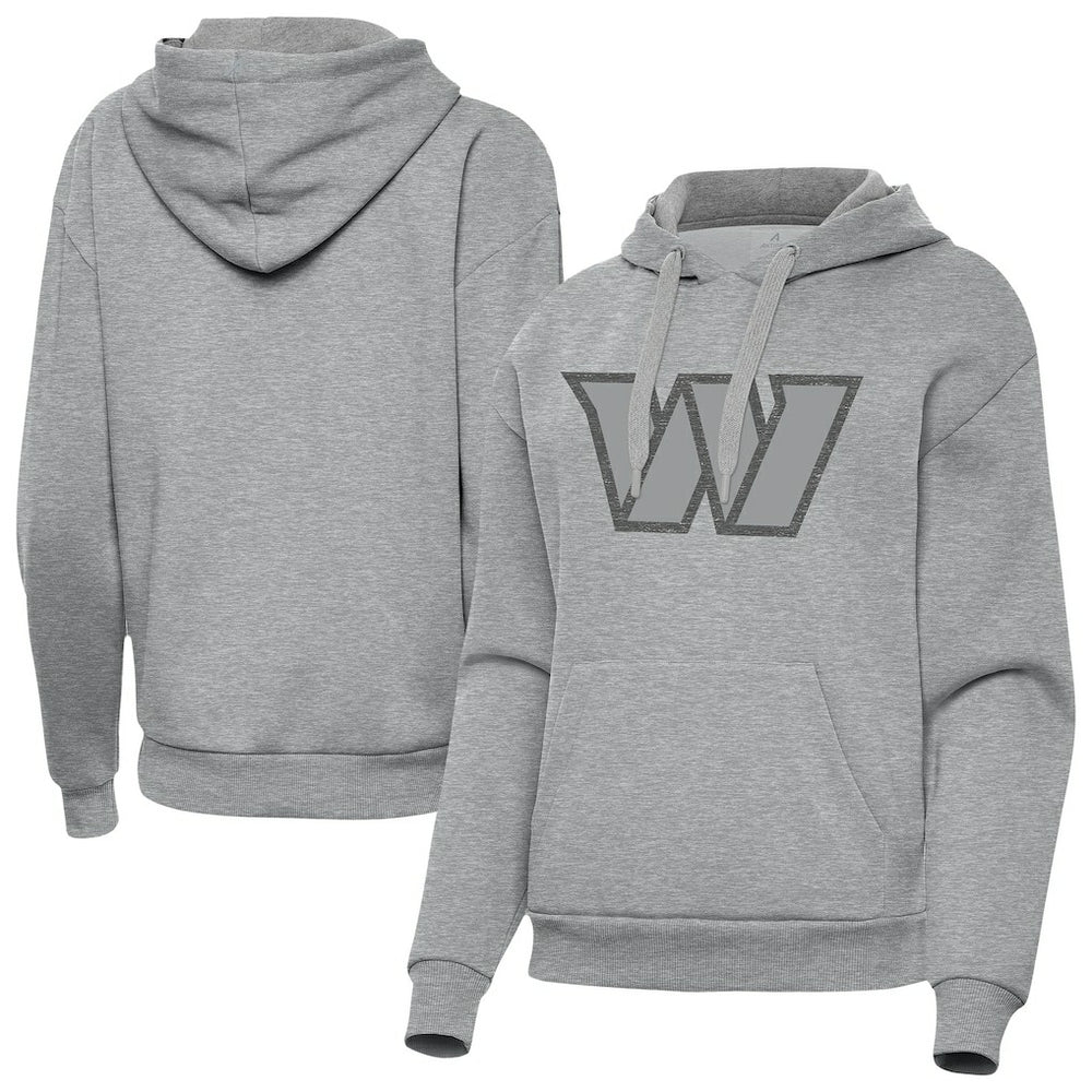 Washington Commanders Antigua Women's Victory Hoodie - Heather Gray Hoodies