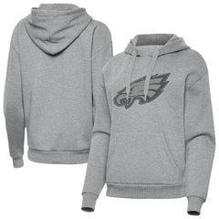 Philadelphia Eagles Antigua Women's Victory Hoodie - Heather Gray Hoodies