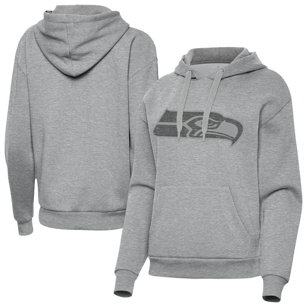 Seattle Seahawks Antigua Women's Victory Hoodie - Heather Gray Hoodies