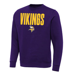 Minnesota Vikings Antigua Victory Sweatshirt - Purple Sweatshirts