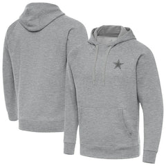 Dallas Cowboys Antigua Victory Hoodie - Heather Gray Hoodies