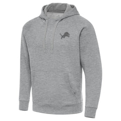 Detroit Lions Antigua Victory Hoodie - Heather Gray Hoodies