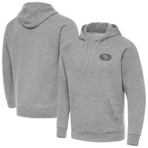 San Francisco 49ers Antigua Victory Hoodie - Heather Gray Hoodies