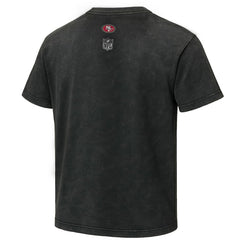 San Francisco 49ers EQUIHUA Retro T-Shirt - Black T-shirts