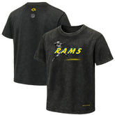 Los Angeles Rams EQUIHUA Retro T-Shirt - Black T-shirts