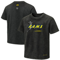 Los Angeles Rams EQUIHUA Retro T-Shirt - Black T-shirts