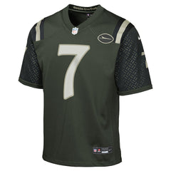 Justin Fields New York Jets Youth 2025 Rivalries Collection Game Jersey - Gotham Green Jerseys