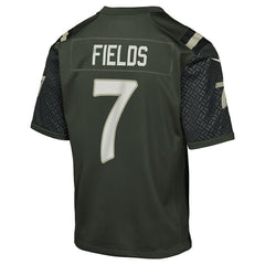 Justin Fields New York Jets Youth 2025 Rivalries Collection Game Jersey - Gotham Green Jerseys