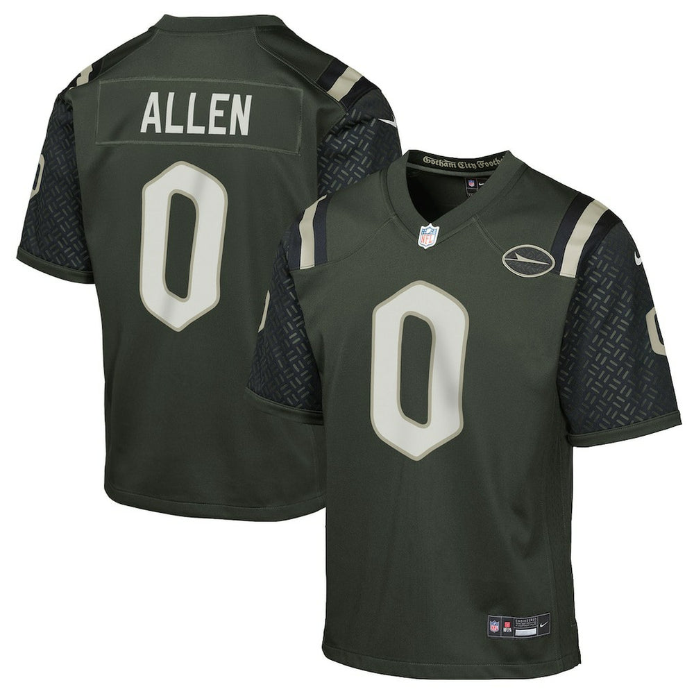 Braelon Allen New York Jets Youth 2025 Rivalries Collection Game Jersey - Gotham Green Jerseys