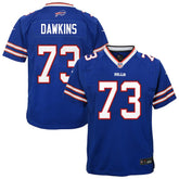 Dion Dawkins Buffalo Bills Youth Team Game Jersey - Royal Jerseys