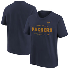 Green Bay Packers Youth Sideline Alt Pack T-Shirt - Navy T-shirts