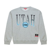 Utah Mammoth Mitchell & Ness Women's Hockey Night Sweatshirt - Heather Gray | US 203403315