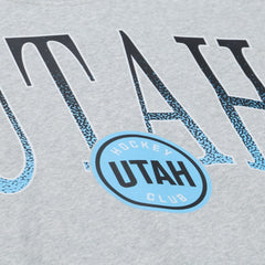 Utah Mammoth Mitchell & Ness Women's Hockey Night Sweatshirt - Heather Gray | US 203403315