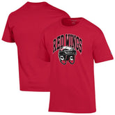 Detroit Red Wings Champion Helmet T-Shirt - Red | US 203407091