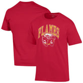 Calgary Flames Champion Helmet T-Shirt - Red | US 203407092
