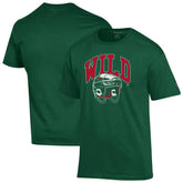 Minnesota Wild Champion Helmet T-Shirt - Green | US 203407097