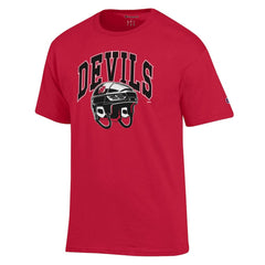 New Jersey Devils Champion Helmet T-Shirt - Red | US 203407102