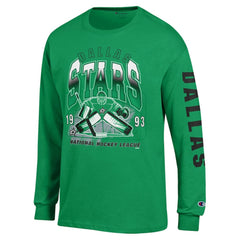 Dallas Stars Champion Long Sleeve Jersey T-Shirt - Kelly Green | US 203407143