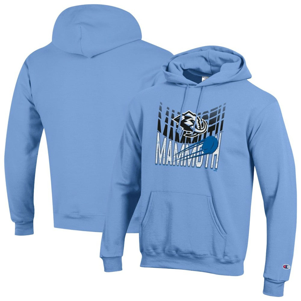 Utah Mammoth Champion Powerblend Hoodie - Light Blue | US 203407164