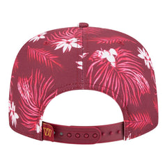 Washington Commanders New Era Palm Print A-Frame 9FIFTY Snapback Hat - Burgundy Hats