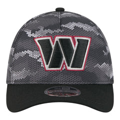 Washington Commanders New Era Camo A-Frame 39THIRTY Flex Hat - Black Hats