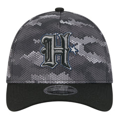 Houston Texans New Era Camo A-Frame 39THIRTY Flex Hat - Black Hats